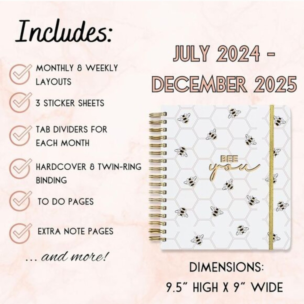 Bee You Spiral Notebook - Picture 6 of 12